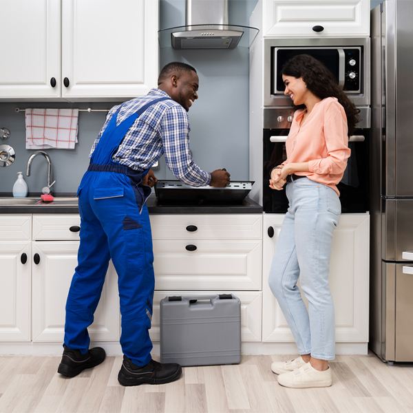 can you provide an estimate for cooktop repair before beginning any work in Jones PA